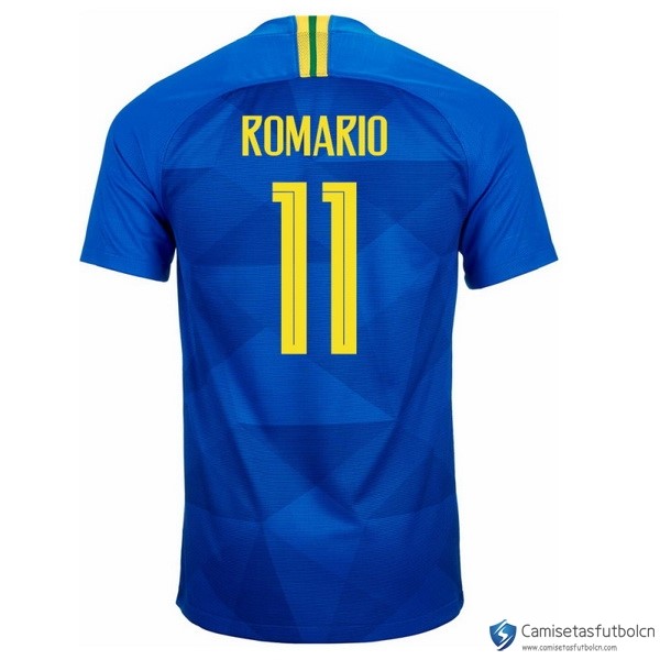 Camiseta Seleccion Brasil Segunda equipo Romario 2018 Azul